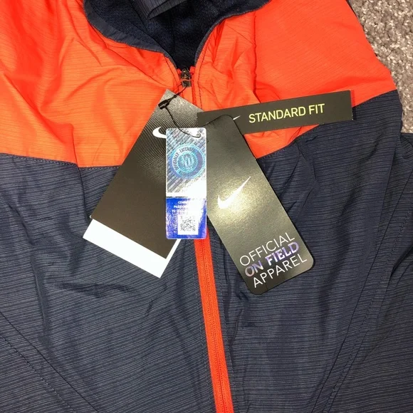Nike On Field Repel Syracuse University Sideline Mens Hooded Jacket Sz L CQ5235 - Picture 5 of 11